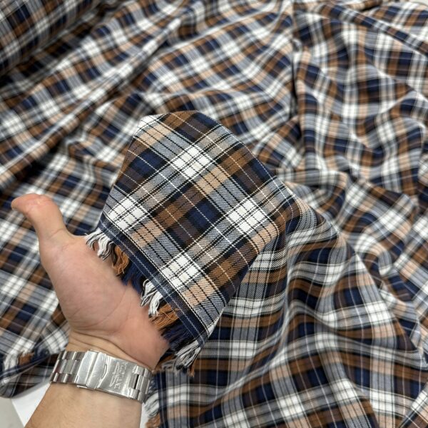 %100 Pamuk Ekose Merlin